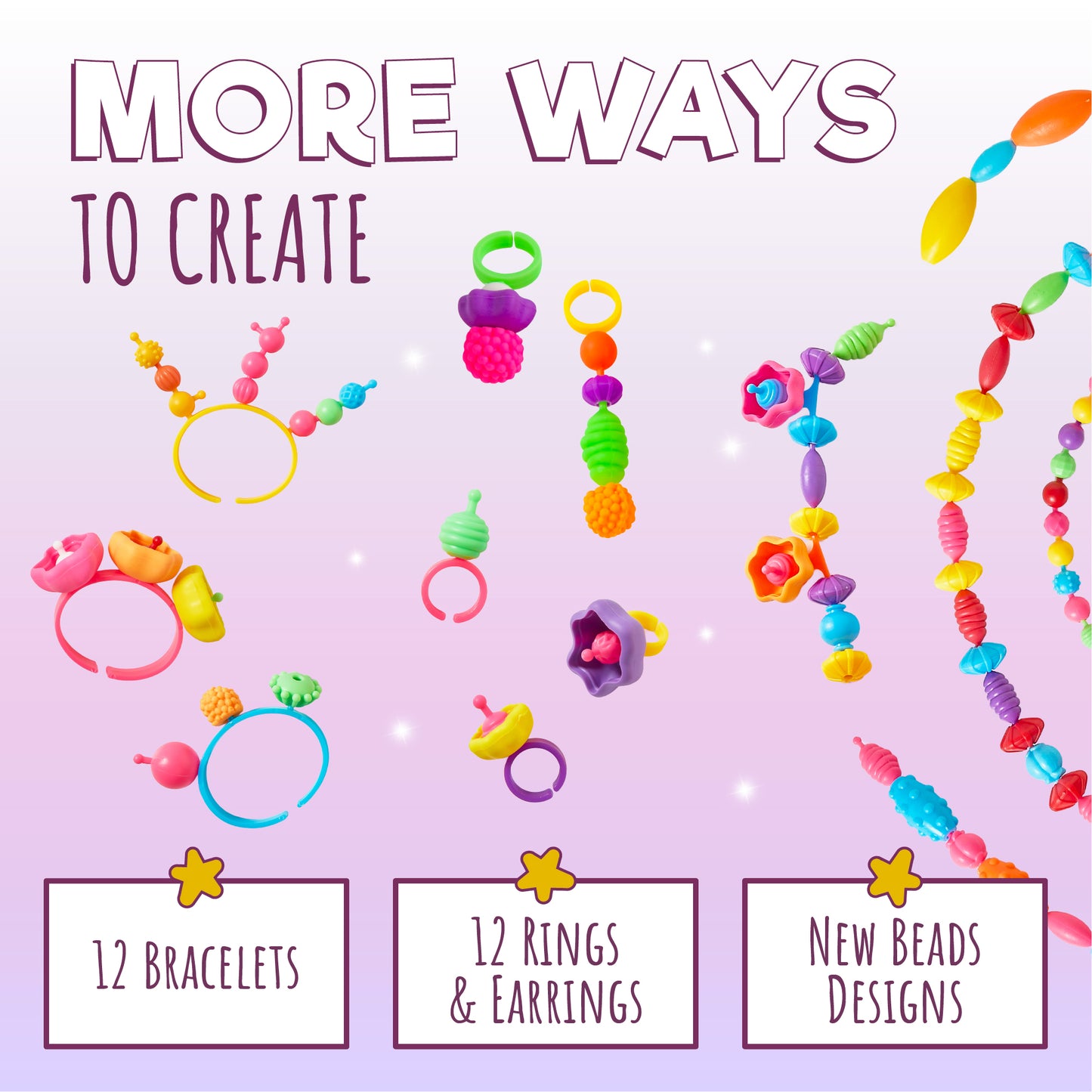 Pop Beads Jewelry Making Kit for Girls – 850+ Pieces | Orian