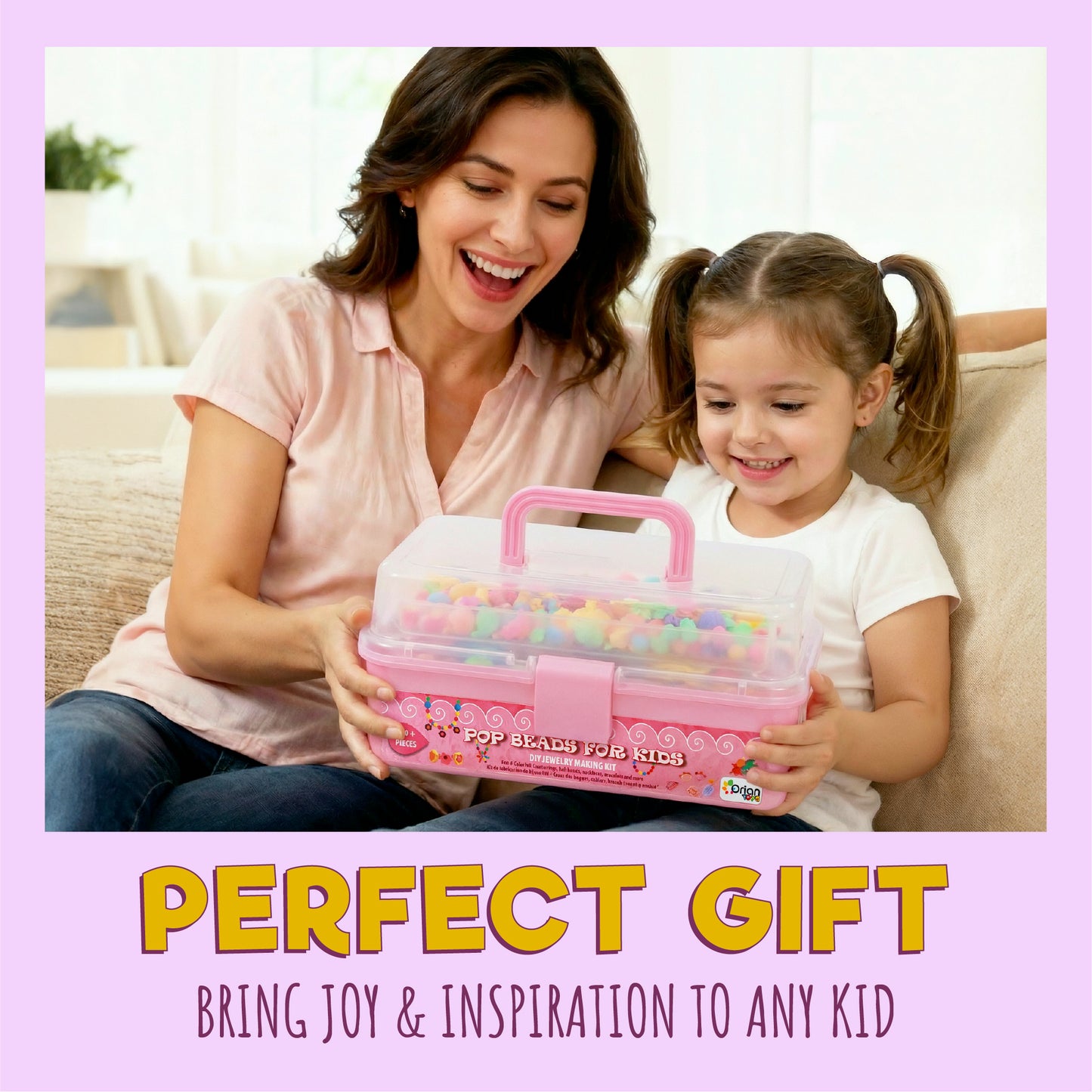 Pop Beads Jewelry Making Kit for Girls – 850+ Pieces | Orian