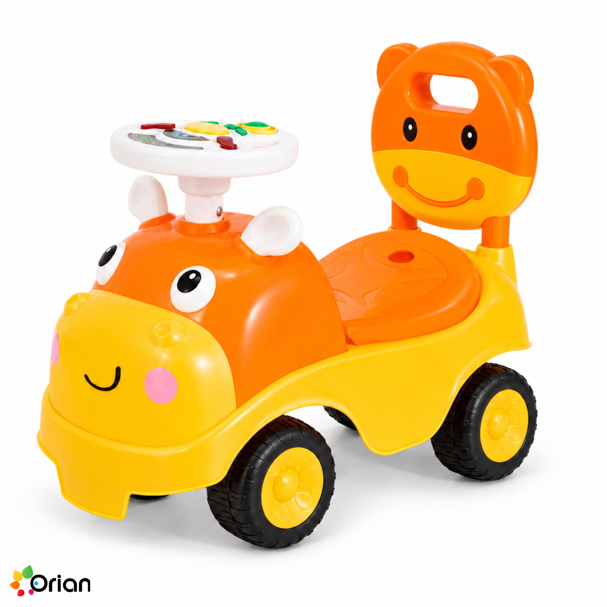 Orian toddler ride-on push car in orange