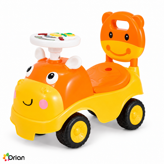 Orian toddler ride-on push car in orange