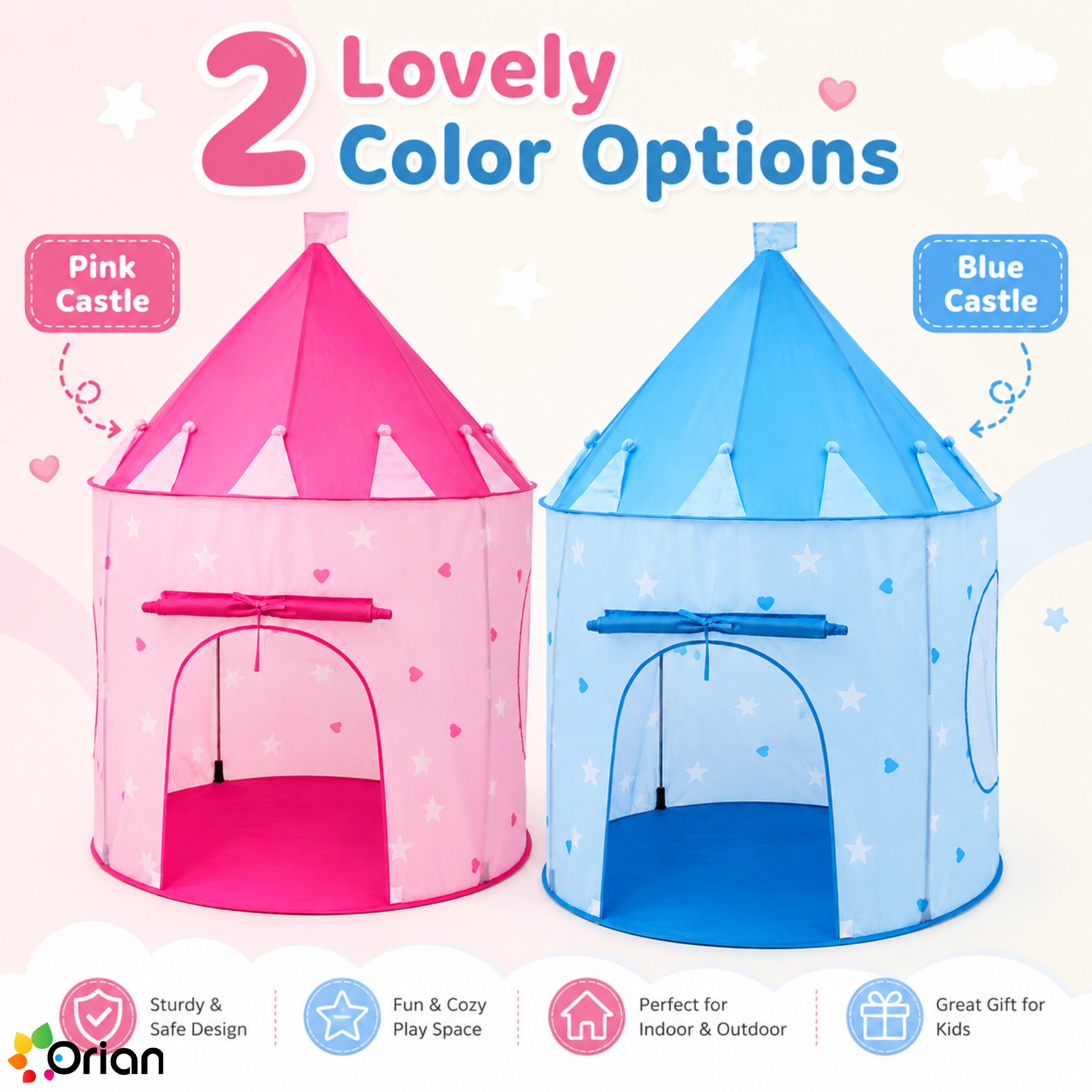 Orian kids yurt play tent for toddlers